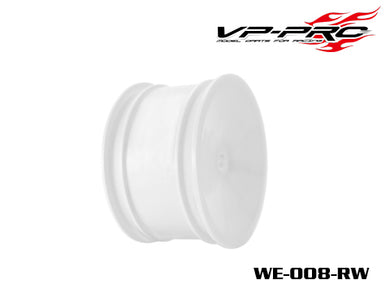 VP PRO WE-008-RW 1/10 2wd & 4wd Offroad Buggy Rear 12mm Hex Rim (White) 4 Pack #VP-WE-008-RW