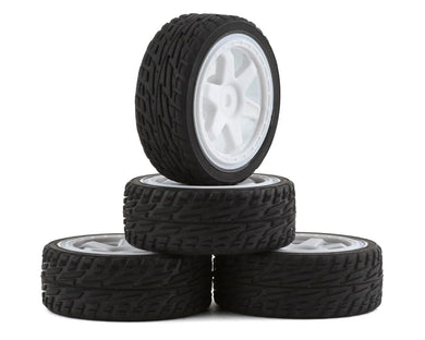 Team Associated Reflex 14R Hoonitruck Pre-Mounted Tires (Rubber) w/12mm Hex #21591