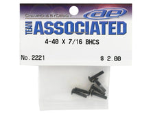 Team Associated 4-40x7/16" Button Head Cap Screws (6) #ASC2221