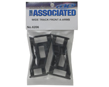 Team Associated RC10 Classic Wide Front A-Arms (Black) (2) #ASC6206
