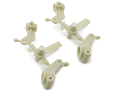 Team Associated RC10T Inline Steering Blocks & Rear Hub Carriers Set (White) #ASC7810