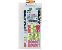 Team Associated RC10T Classic Decal Sheets (2) #ASC7860