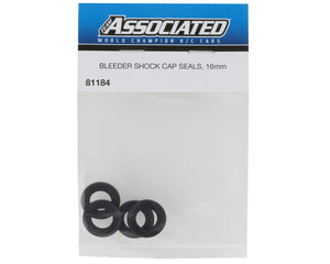 Team Associated 16mm Emulsion Bleeder Shock Cap Seal (4) #81184