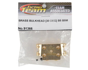 Team Associated Factory Team 30° Brass Bulkhead #91366