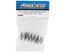 Team Associated 13mm Front Shock Spring (White/3.3lbs) (44mm) #91940