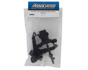 Team Associated RC10B7 Top Plate & Ballstud Mount Set #92403