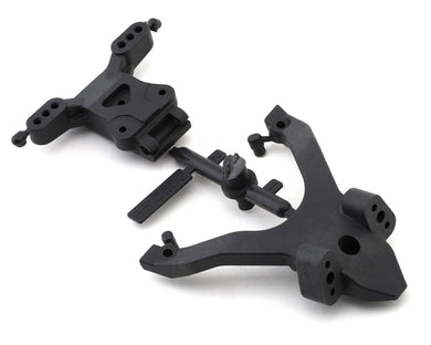 Team Associated RC10B7 Factory Team Carbon Top Plate & Ballstud Mount Set #92404