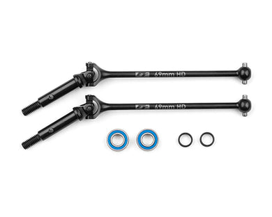 Team Associated RC10B7 Factory Team Steel Universal Driveshaft Set (69mm) #92486