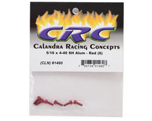CRC 4-40x5/16 Socket Head Aluminum Screws (Red) (6) #CLN1460