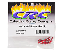 CRC 4-40x3/8" Aluminum Cap Head Screw (8) #CLN1462