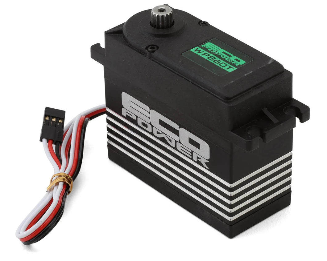 EcoPower WP860T 1/5 Scale Waterproof Metal Gear Servo for Large Scale ARRMA™, Axial™, HPI™, Losi™ & others #ECP-860T