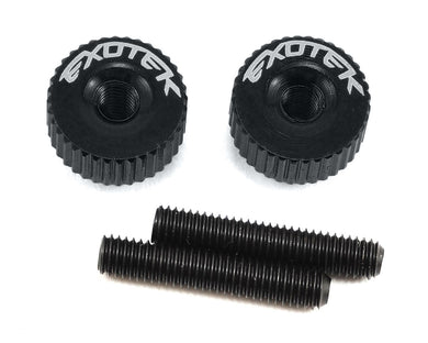 Exotek M3 Twist Nut (Black) #EXO1191BLK