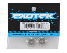 Exotek 1/10 16mm Flite Titanium Wing Button (2) #EXO1667