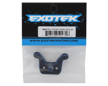 Exotek RC10B6.2 Aluminum HD Front Wing Mount (Black/Blue) #EXO1949