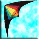 KITES KITE BLACK WIDOW STUNTER 1.5 M WINGSPAN #KITE7515