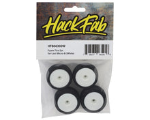 HackFab Losi Micro-B Foam Tires (4) (White) #HFB06300W