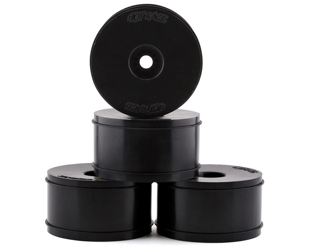 HotRace 1/8th Off Road Truggy Wheel (4) (Carbon) #HR-002-1104