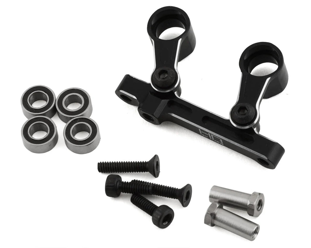 Hot Racing Losi Mini-T 2.0/Mini-B Aluminum Steering Bellcrank (Black) #HRAMTT4801