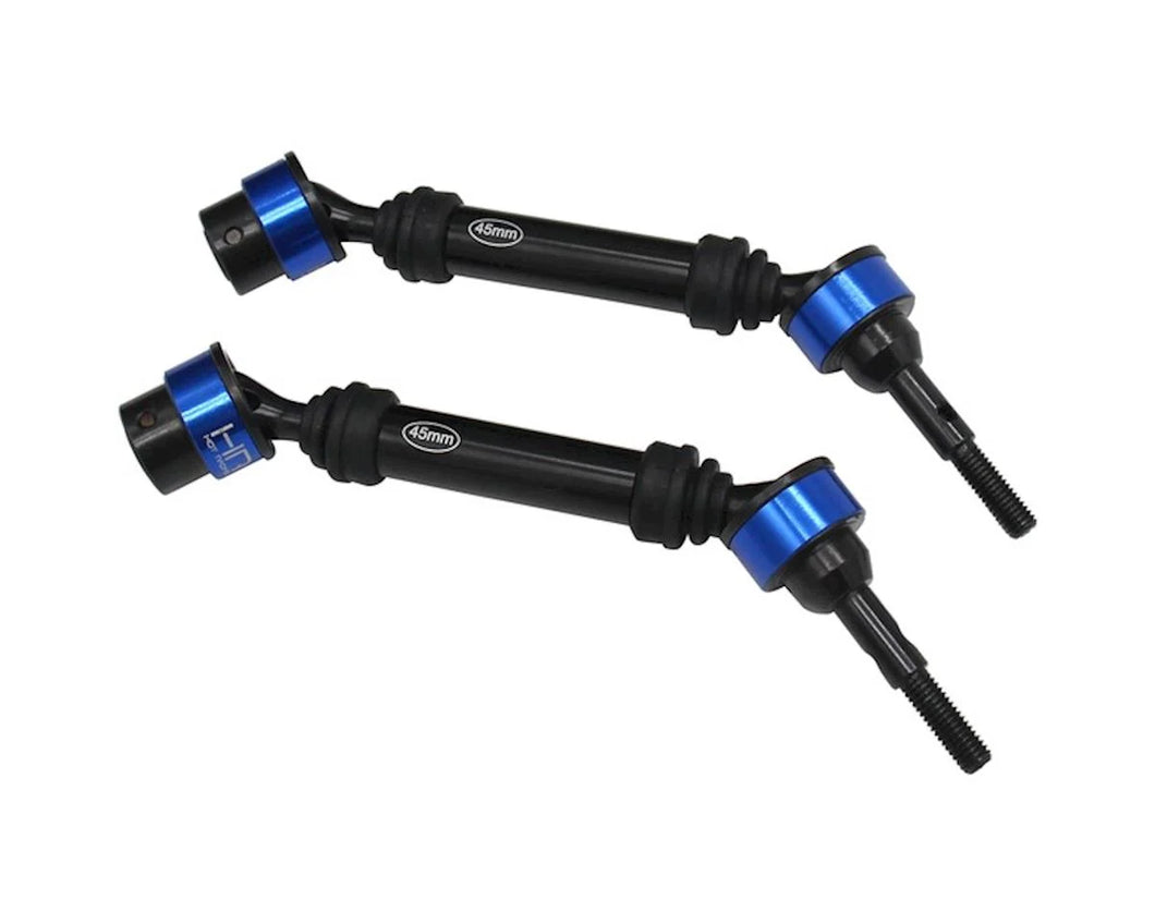 Hot Racing Metal CV Splined Drive Shaft for Traxxas Maxx (Blue) (2) #HRAMXX288RC06