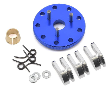 Hot Racing Light Weight 3-Shoe Clutch & Flywheel Kit for Traxxas T-Maxx (Blue) #HRATRX100S306