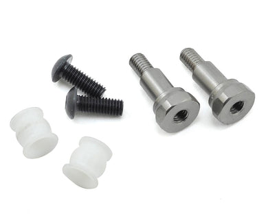 JConcepts B6/B6D Fin Short Titanium Shock Standoffs w/Bushing (Front) #JCO2599T