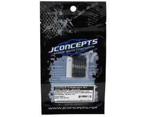 JConcepts RC10 B74.2 Fin Titanium Turnbuckle Set (Black) (7) #JCO2802-2