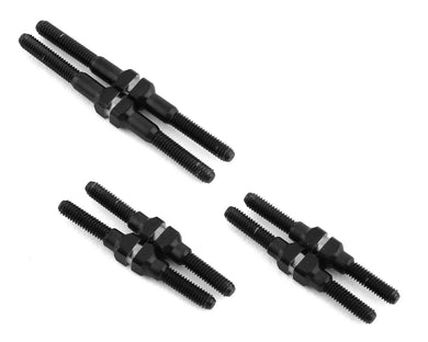 JConcepts Losi Mini-T 2.0/Mini-B Fin Titanium Turnbuckle Kit (Black) (6) #JCO2975