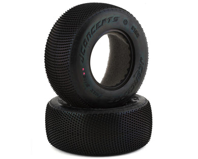 JConcepts Fuzz Bite Carpet Short Course Tire (2) (Pink) #JCO3192-010