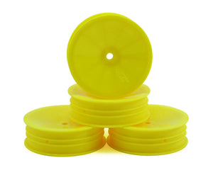 JConcepts 12mm Hex Mono 2.2 "Slim" Front Wheels (4) (B6/RB6/SRX2/YZ2) (Yellow) #JCO3376Y