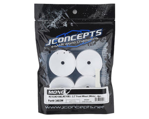 JConcepts Mono 2.2 Bearing Front Wheels (White) (4) (RC10) #JCO3403W