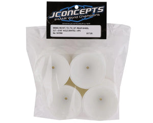 JConcepts 2.2" Pin Rear Mono Stadium Truck Wheels (4) (White) (RC10T/T2/T3/GT) #JCO3419W