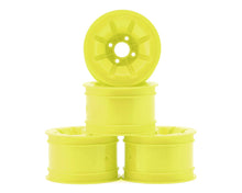 JConcepts RC10 Pioneer 2.2 Rear Wheels w/Adapters (Yellow) (4) #JCO3464Y
