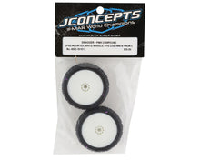JConcepts Mini-B Swagger Pre-Mounted Front Tires (White) (2) (Pink) #JCO4003-101011