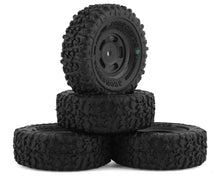 JConcepts Landmines 1.0" Pre-Mounted Tires w/Glide 5 Wheels (Black) (4) (Green) w/7mm Hex #JCO4022-32911