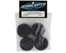 JConcepts Landmines 1.0" Pre-Mounted Tires w/Glide 5 Wheels (Black) (4) (Green) w/7mm Hex #JCO4022-32911