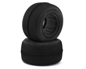 JConcepts Double Dee's V2 2.2" 1/10 Stadium Truck Tires (2) (Green) #JCO4063-02