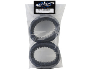 JConcepts Falcon 4.0" 1/8 Off-Road Truggy Tires (2) (Blue) #JCO4074-01