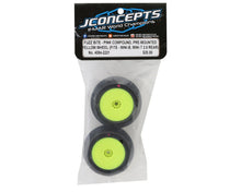 JConcepts Mini-T Fuzz Bite Pre-Mounted Rear Tires (Yellow) (2) (Pink) #JCO4084-2221