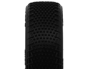 JConcepts Mini-B Fuzz Bite Pre-Mounted Front Tires (White) (2) (Pink) #JCO4085-2211