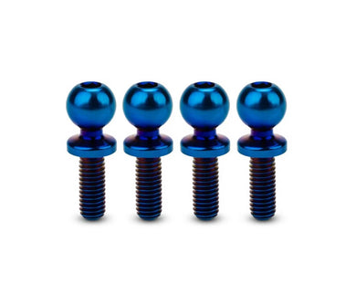 JConcepts 5.5mm Revolved Titanium Ball Studs (Blue) (4) (8mm) #JCO5133-1