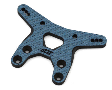 JConcepts Team Associated RC10B7 Carbon Fiber Front Shock Tower (Blue) #JCO5187-1