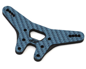 JConcepts RC10B7 Carbon Fiber Rear Shock Tower (Blue) #JCO5199-1