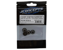 JConcepts RC10B7 7mm Aluminum Low-Profile Wheel Nuts (4) (Black) #JCO5216-2