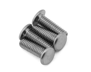 J&T Bearing Co. 4x12mm Premium Flat Titanium Droop Screw Set #JTB-JT10907