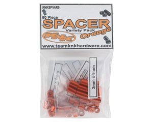 Team KNK Aluminum Spacer Variety Pack (Orange) (60) #KNKSPVAR5