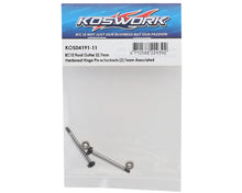 Koswork Team Associated RC10 Hardened Front Outer Hinge Pin (2) (32.7mm) w/Locknuts #KOS04191-11