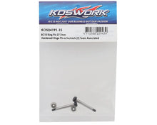 Koswork RC10 27.7mm Hardened Steel King Pin (2) w/Locknuts #KOS0419-15