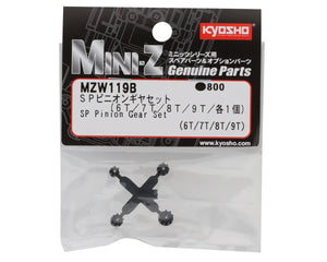 Kyosho Mini-Z SP Pinion Gear Set (6T/7T/8T/9T) #KYOMZW119B