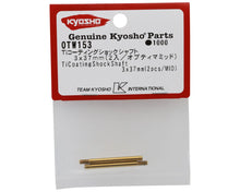Kyosho Optima Mid 3x37mm Ti Coating Shock Shaft (2) #OTW153