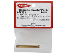 Kyosho Optima Mid 3x49mm Ti Coating Shock Shaft (2) #OTW154